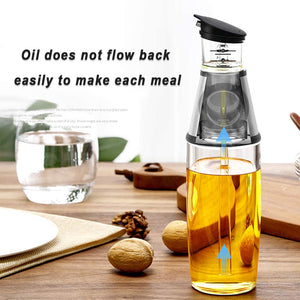 Superior Glass Oil and Vinegar Measuring Dispenser